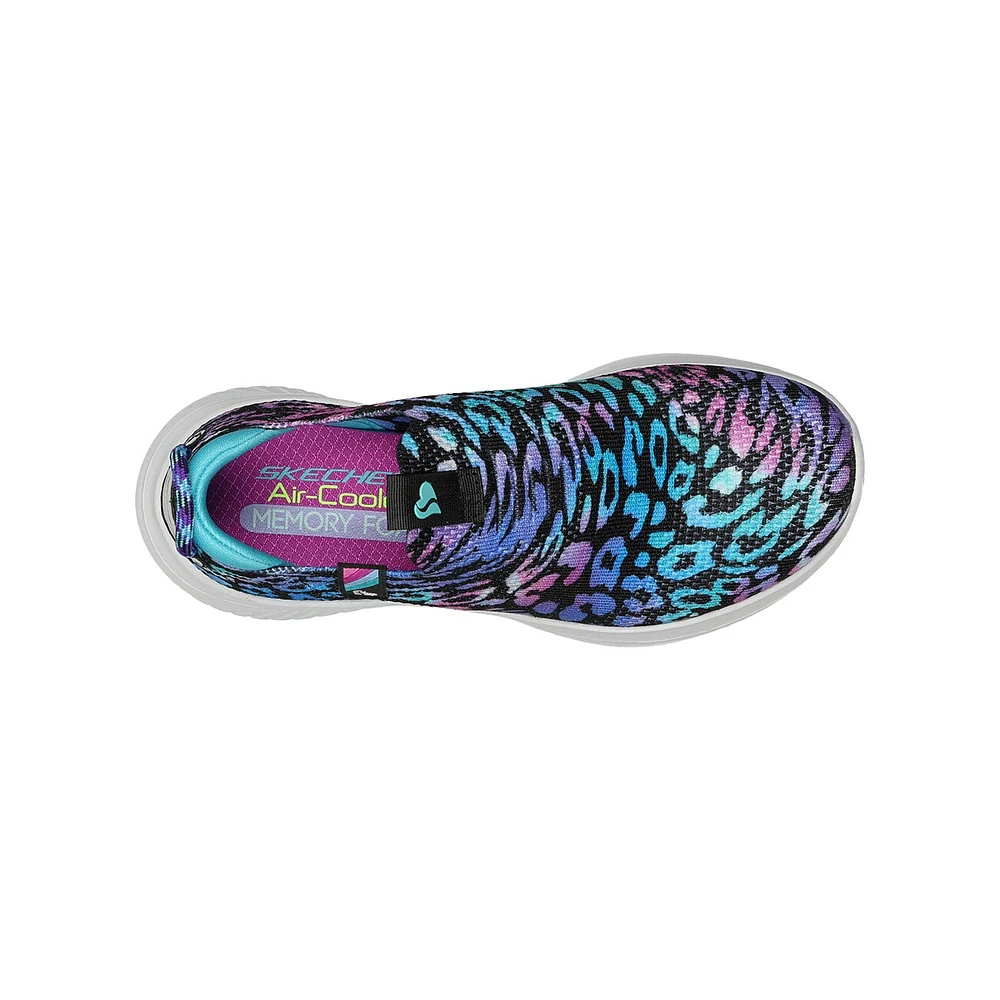 Youth Girls' Ultra Flex 3.0 - Safari Shine Sneaker