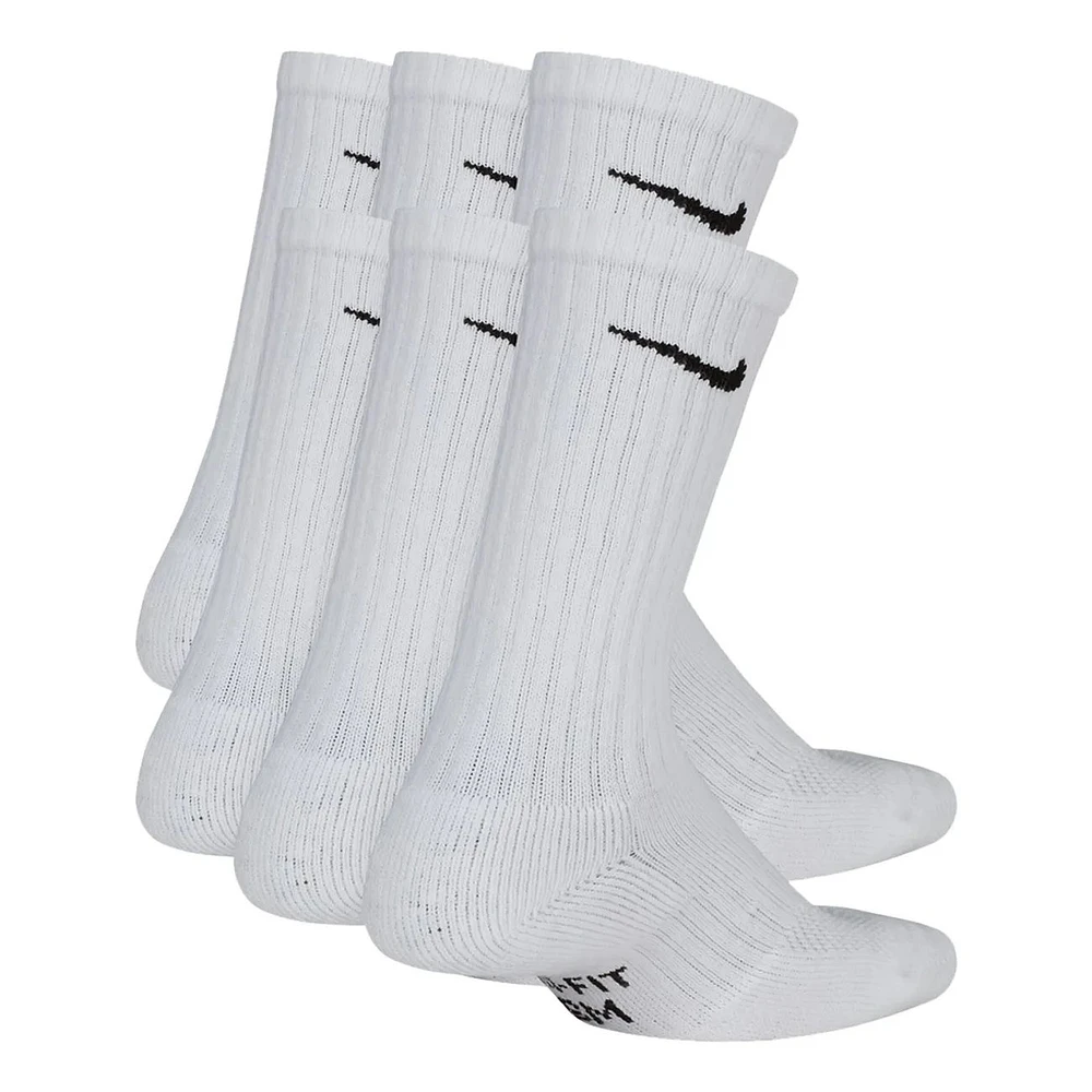 Nike Kids' Everyday 6 Pack Crew Socks