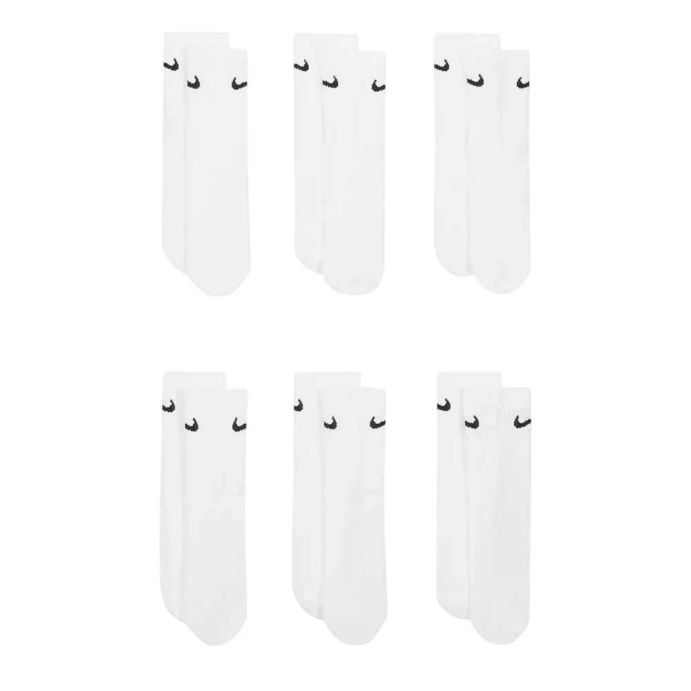 Nike Kids' Everyday 6 Pack Crew Socks