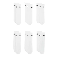 Nike Kids' Everyday 6 Pack Crew Socks