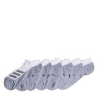 Boys' 6-Pack Cushioned Angle Stripe No-Show Socks