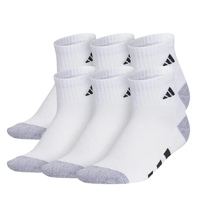 Youth Unisex 6-pack Quarter Cushioned Socks