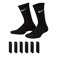 Kids' Everyday 6 Pack Crew Socks