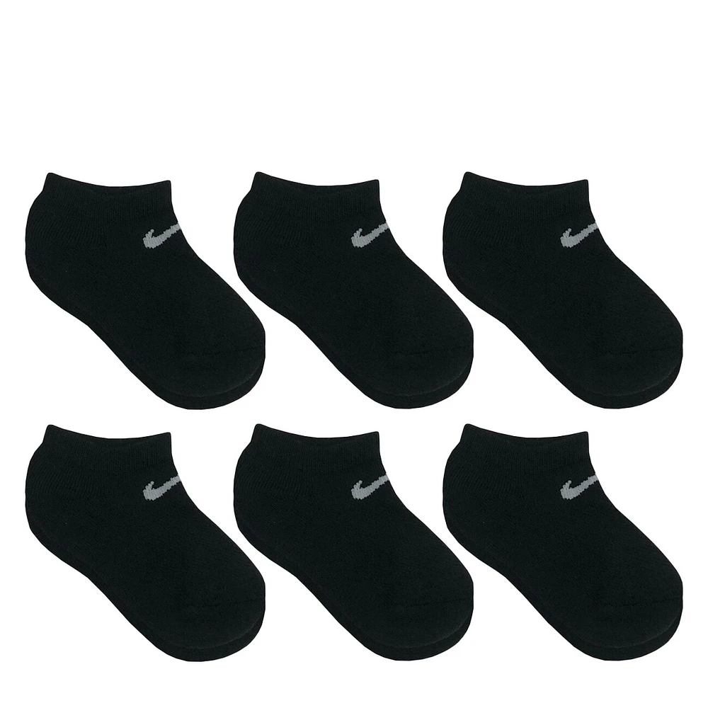 Kids' 6-Pack Cushioned Ankle Socks