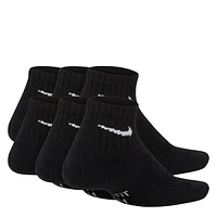 Kids' 6 Pack Everyday Quarter Socks