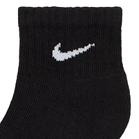 Kids' 6 Pack Everyday Quarter Socks