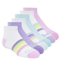 Girls' 6-Pack Supersoft No Show Socks