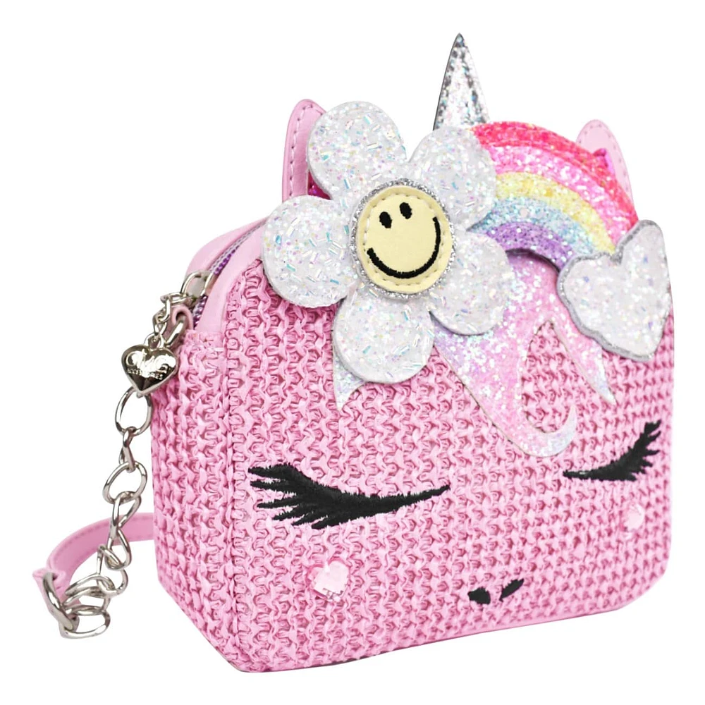 Kids' Straw Gwen Crossbody Bag