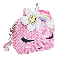 Kids' Straw Gwen Crossbody Bag