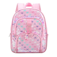 Heart Print Confetti Large Backpack