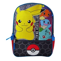 Kids' Pokemon Backpack & Lunch Box 5pc Set