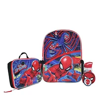 Kids' Spiderman 5 Piece Backpack Set