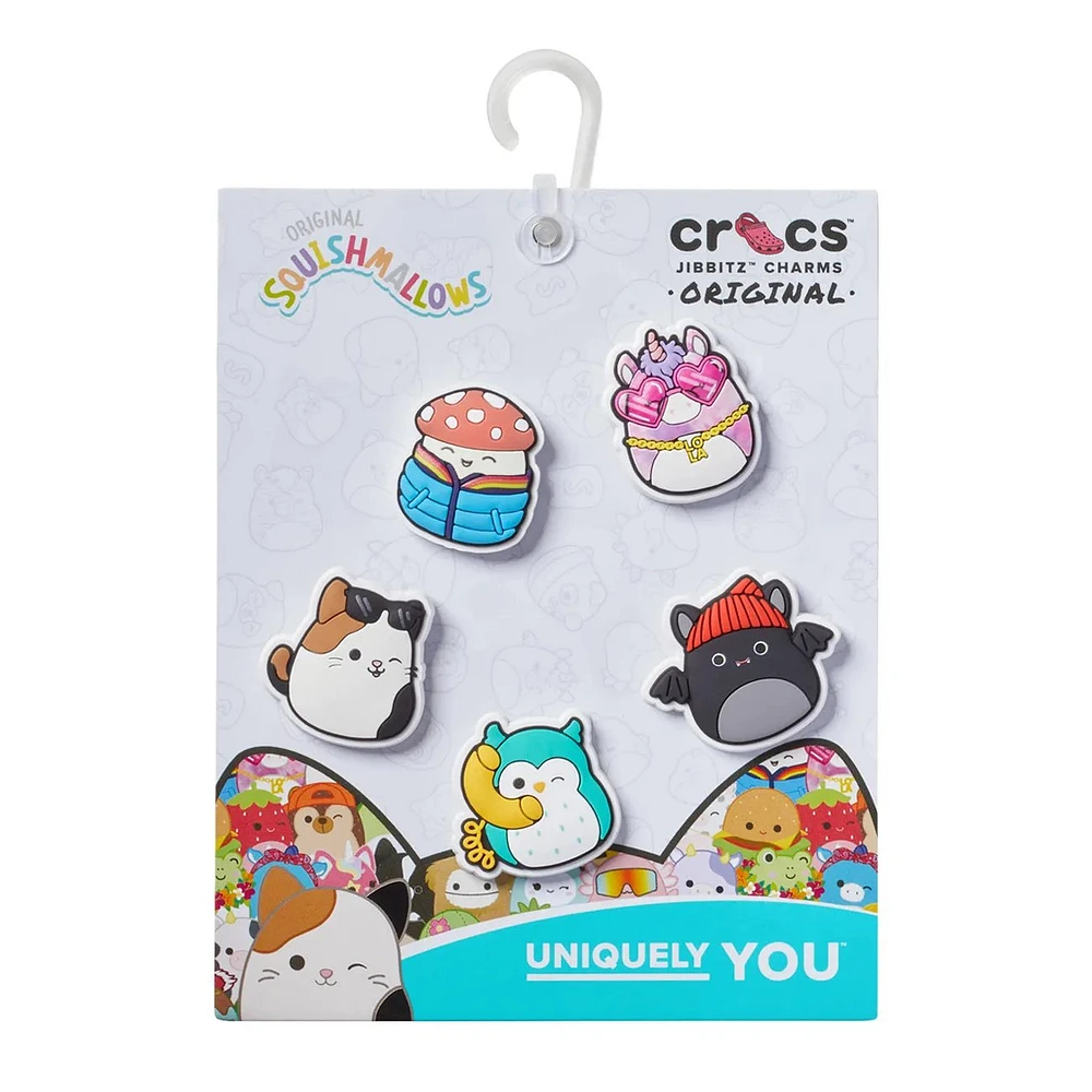 Squishmallows Jibbitz Charms - 5 Pack