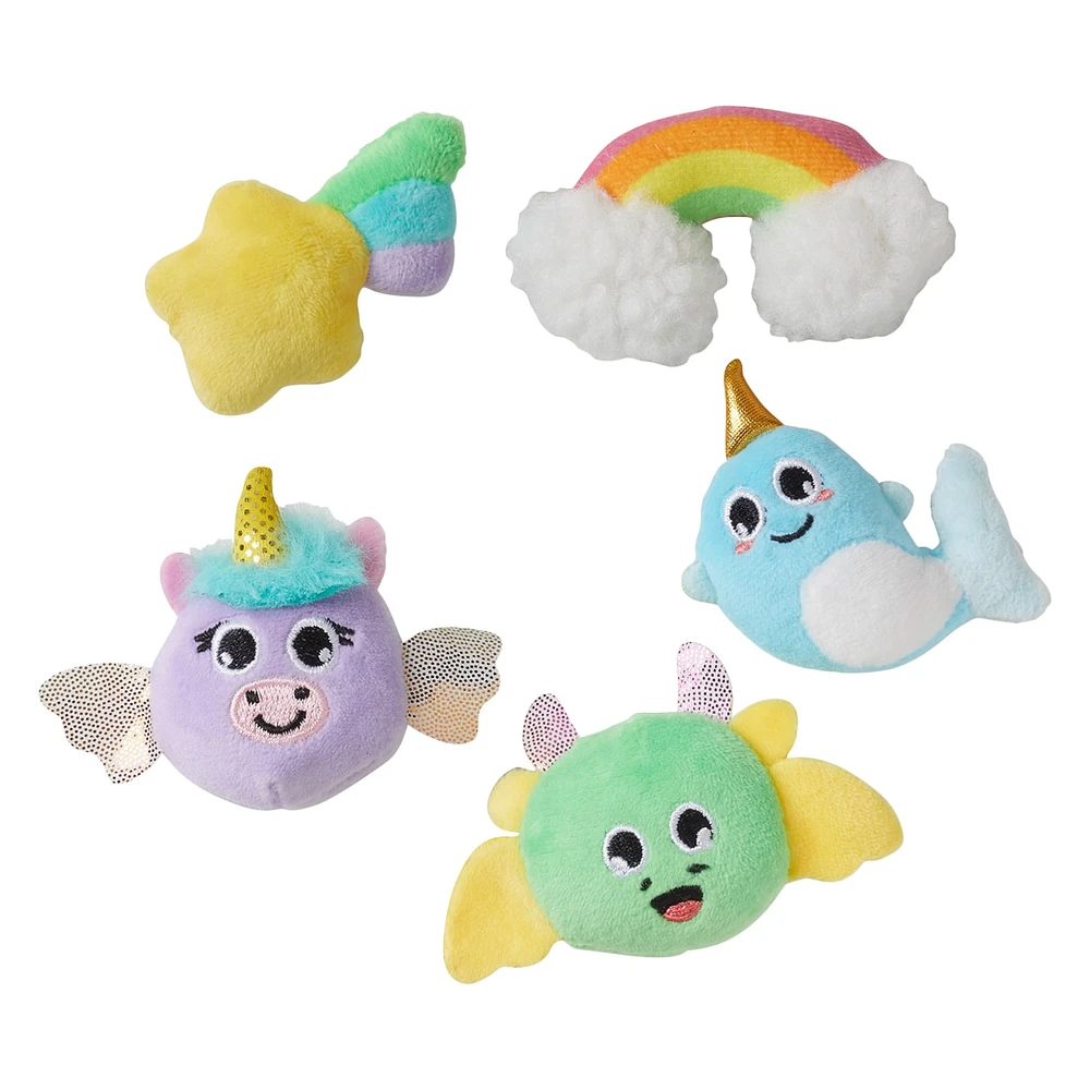 Magical Plush Friends Jibbitz Charms - 5 Pack