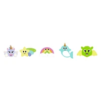 Magical Plush Friends Jibbitz Charms - 5 Pack