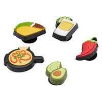 Mexican Food Jibbitz Charms - 5 Pack