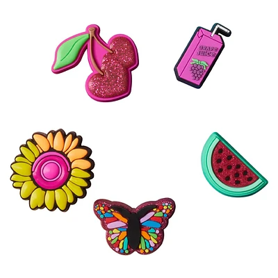 Colour Pop Jibbitz Charms - 5 Pack