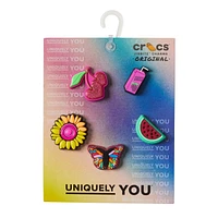 Colour Pop Jibbitz Charms - 5 Pack