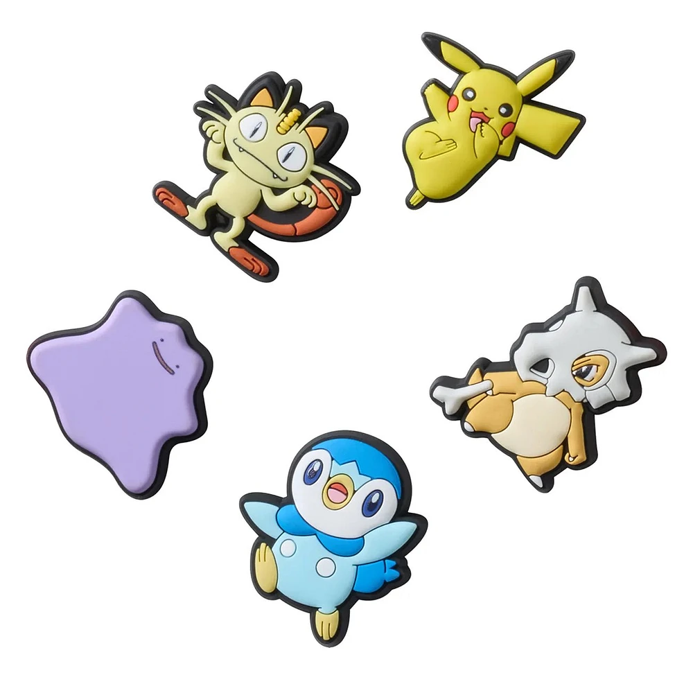 Pokemon Variety Jibbitz Charms - 5 Pack