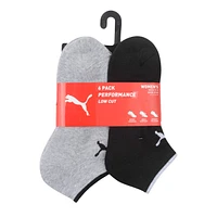 Women's 6-Pack Performance Low Cut Socks