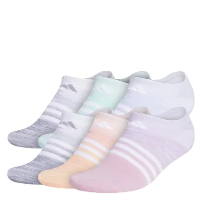Women's 6-Pack Superlite Multi Space Dye No-Show Socks