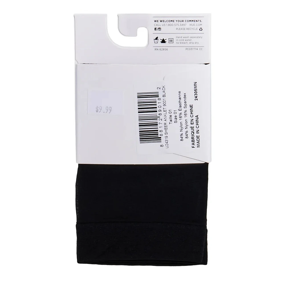 Sheer Anklet Socks