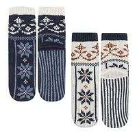 Women's 2-Pack Snowfall Slipper Socks