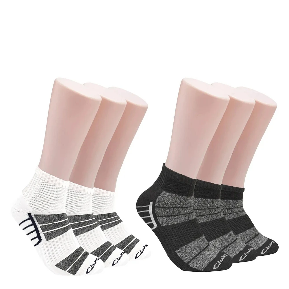 Men's 6-Pack Half Cushion Ankle Socks