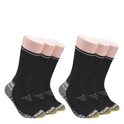 Men’s 6-Pack Half Cushion Crew Sock