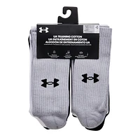 UA MENS TRAINING COTTON 6PK CREWS