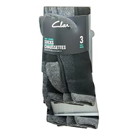 Men's 3-Pack half Cushion Sport Crew Socks