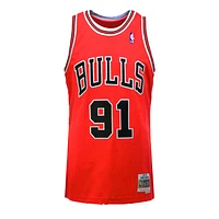 Men's Chicago Bulls NBA Dennis Rodman Classic Swingman Throwback Jersey