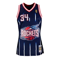 Men's Houston Rockets NBA Hakeem Alajuwon Hardwood Classic Swingman Jersey