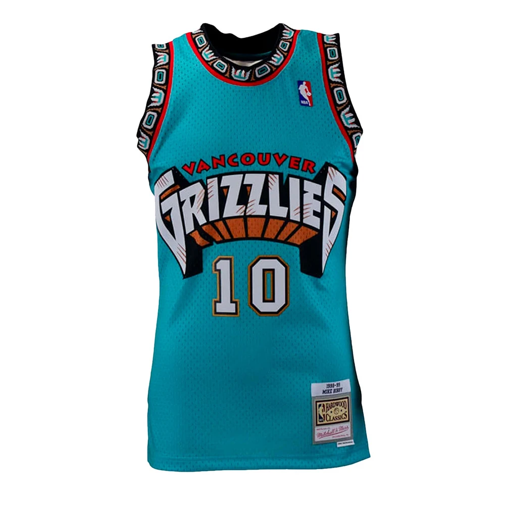 Men's Vancouver Grizzlies NBA Mike Bibby Swingman Jersey