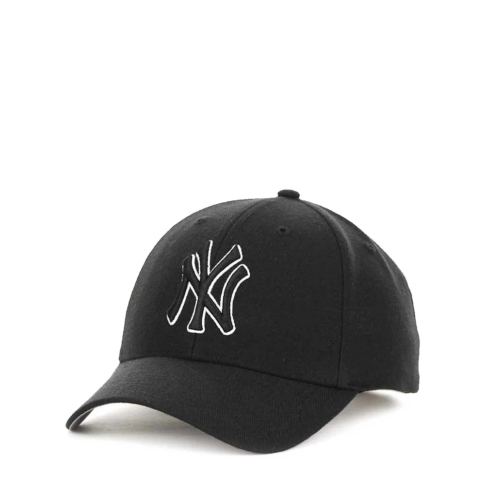 New York Yankees MLB Black White Black MVP Cap