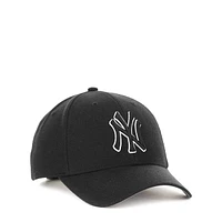 New York Yankees MLB Black White Black MVP Cap