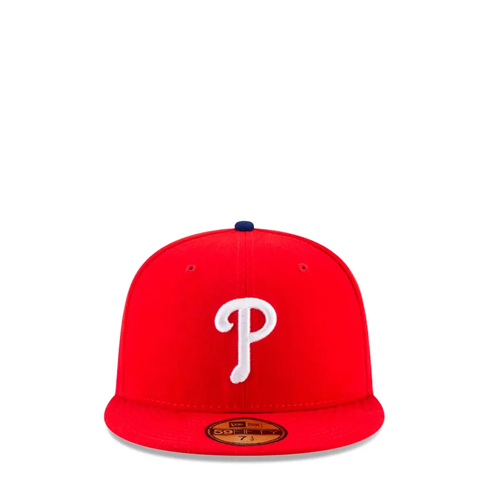 New Era 59FIFTY Philadelphia Phillies Game Authentic Collection on Field Fitted Hat Red