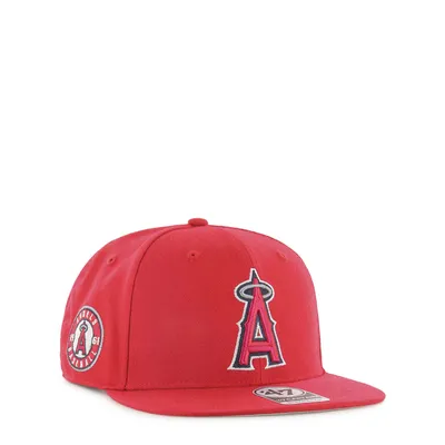 Lids Los Angeles Angels New Era Crest 9FIFTY Snapback Hat - White/Red