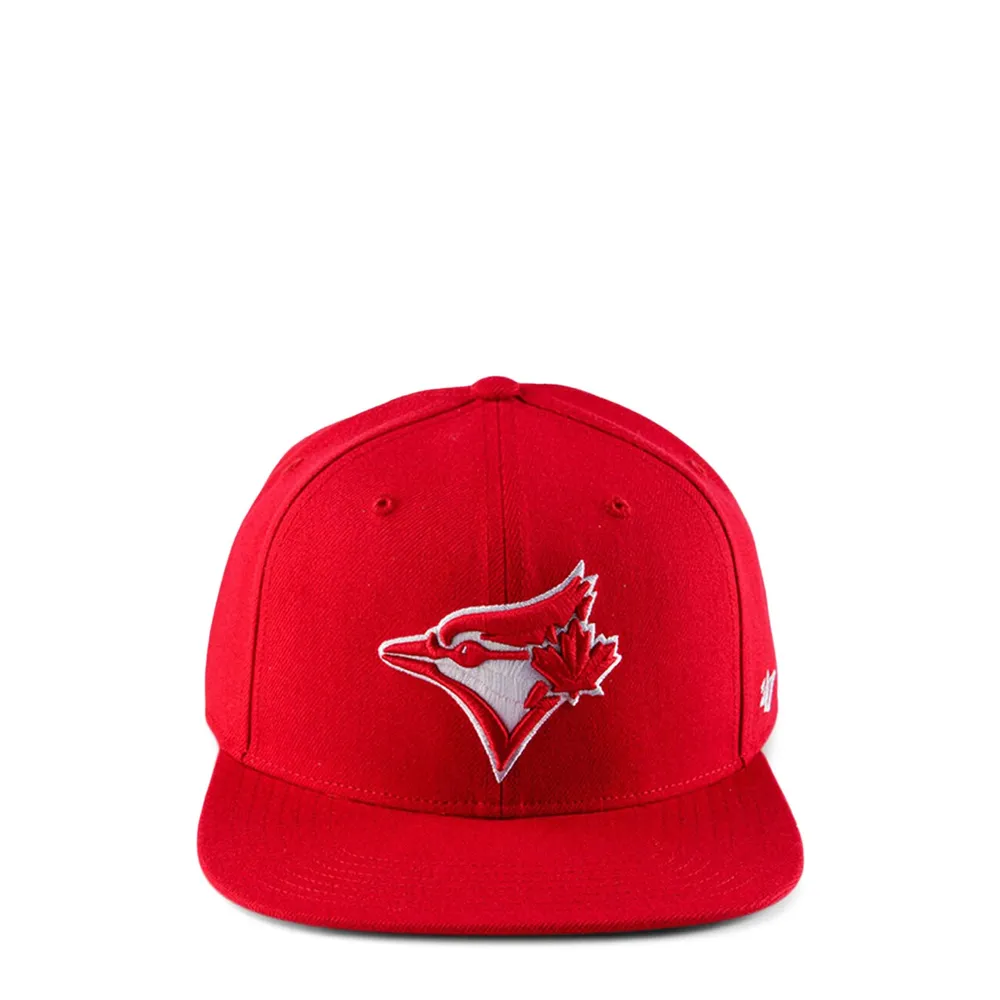 Toronto Blue Jays Colors No Shot Captain Snapback Cap