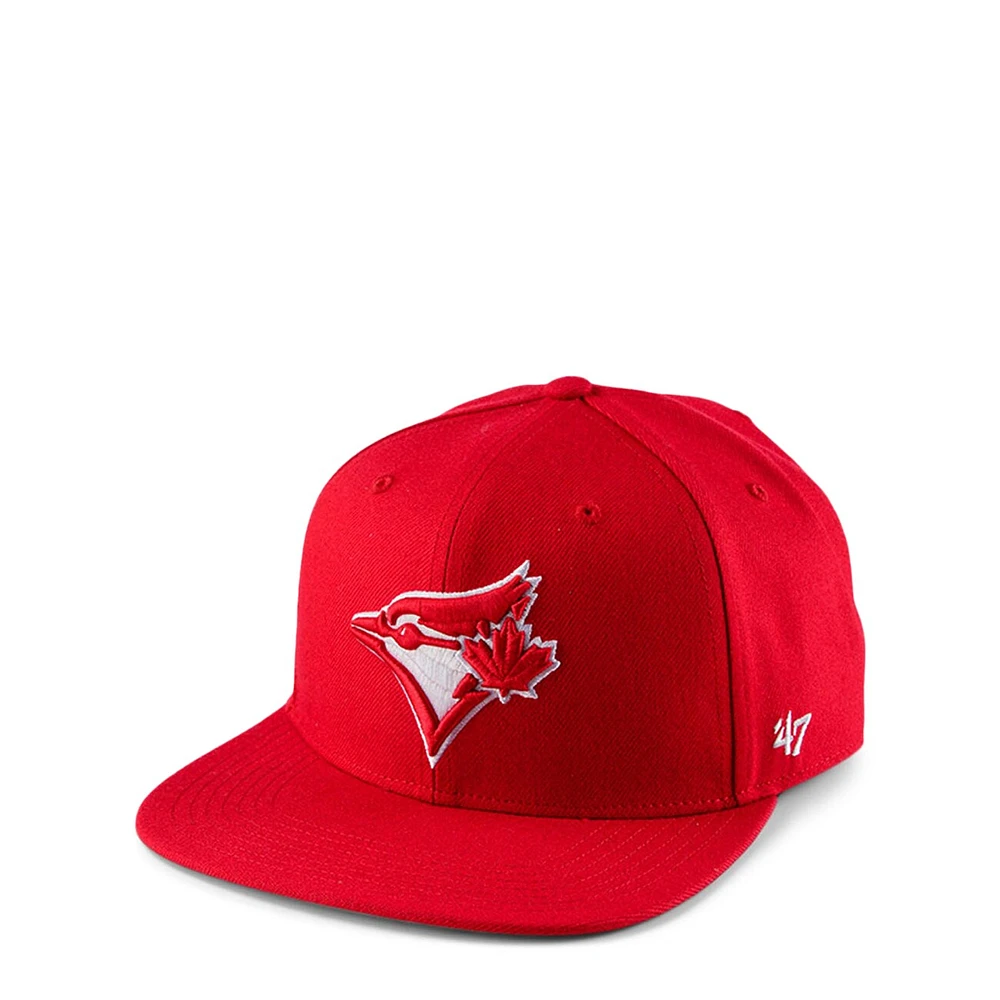 Toronto Blue Jays Colors No Shot Captain Snapback Cap