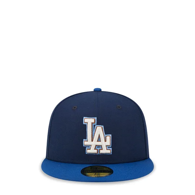 Los Angeles Dodgers New Era B-Dub 59FIFTY Fitted Hat - Black 7 5/8