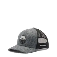 Mesh Circle Patch Snapback Cap