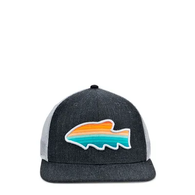 Generic Fish Collection Curved Trucker Snapback Cap