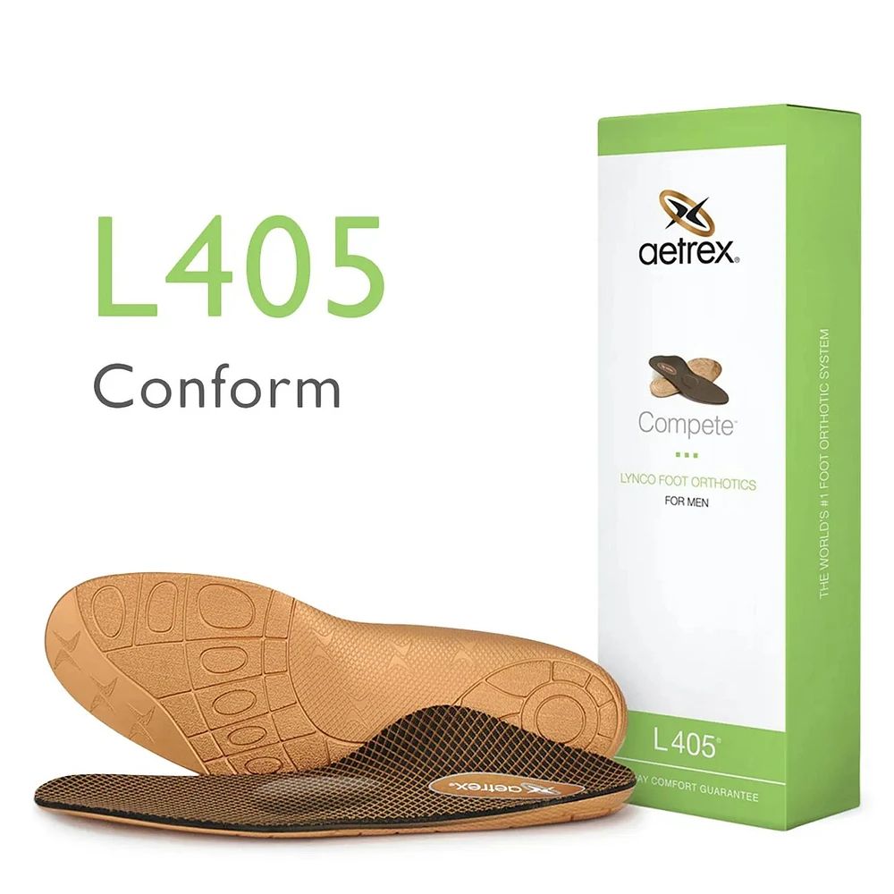 Men's L405 Compete Orthotics with Metatarsal Support