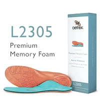 Men's L2305 Premium Memory Foam Orthotics with Metatarsal Support