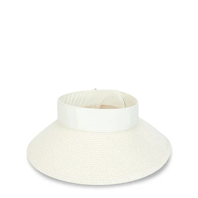 Straw Roll Up Visor