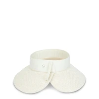Straw Roll Up Visor