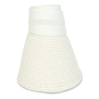 Straw Roll Up Visor