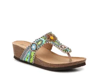 Blue Jay Wedge Sandal