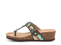 Brilliant Wedge Sandal